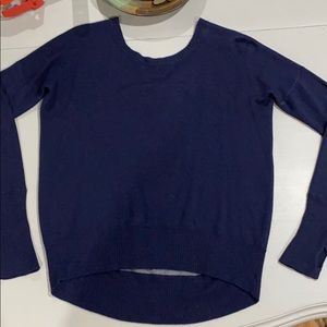 Reversible Lululemon Sweater, deep indigo / white